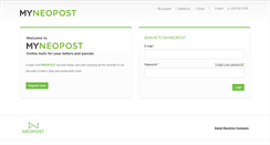 Desktop Screenshot of myneopost.ca